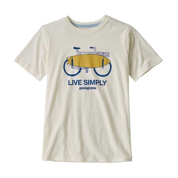 PATAGONIA LIVE SIMPLY BOY'S GRAPHIC T-SHIRT maglietta bambino
