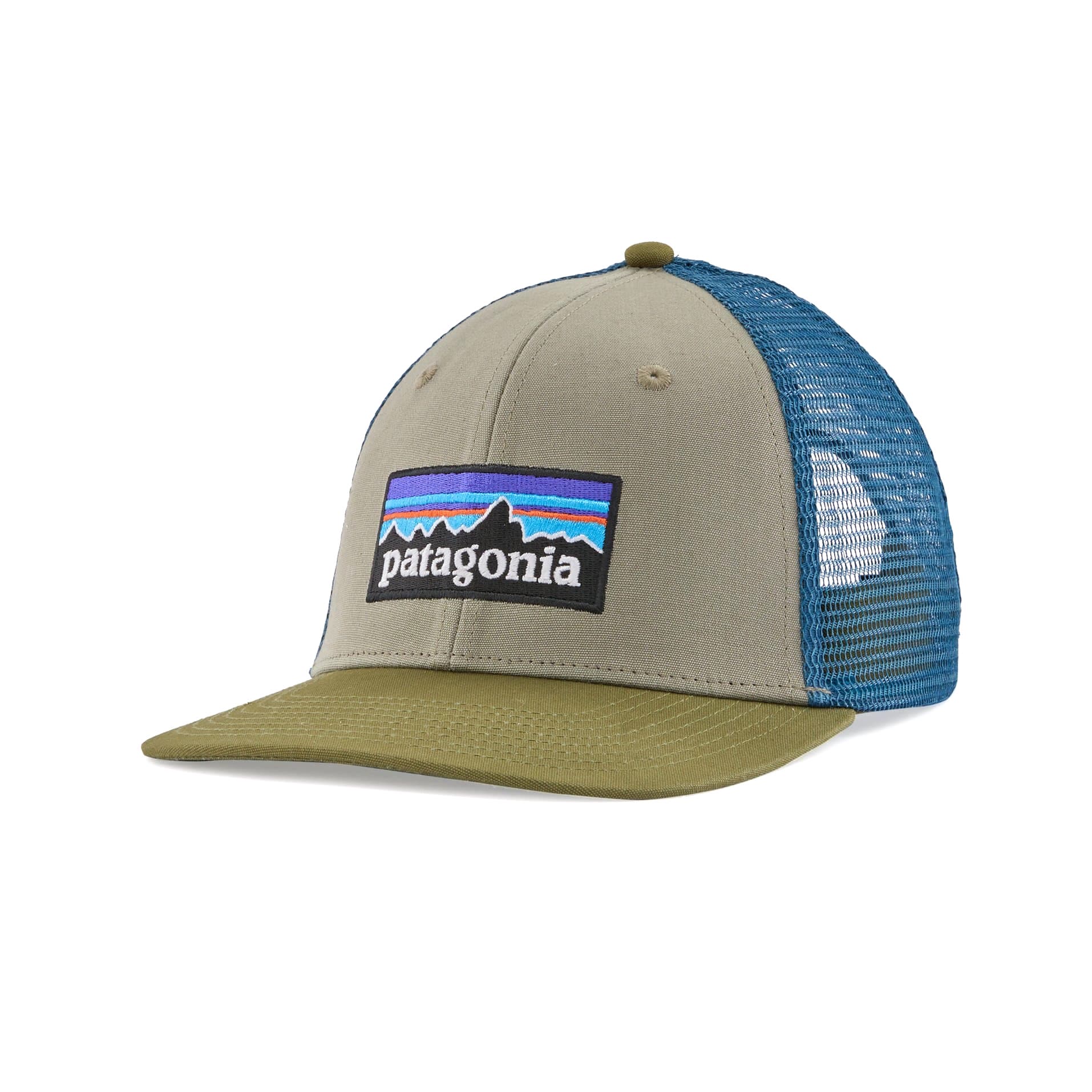 PATAGONIA P-6 LOGO TRUCKER HAT cappellino con rete unisex – Noch Shop